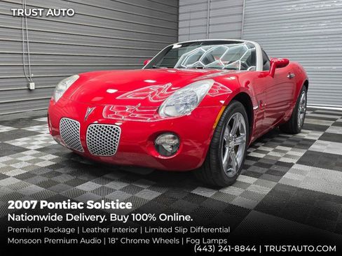 Used 2007 Pontiac Solstice Convertible w/ Premium Package RWD image 1