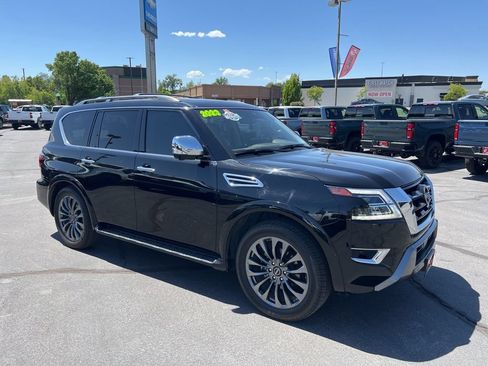 Used 2023 Nissan Armada Platinum w/ Captain's Chairs Package AWD/4WD image 6