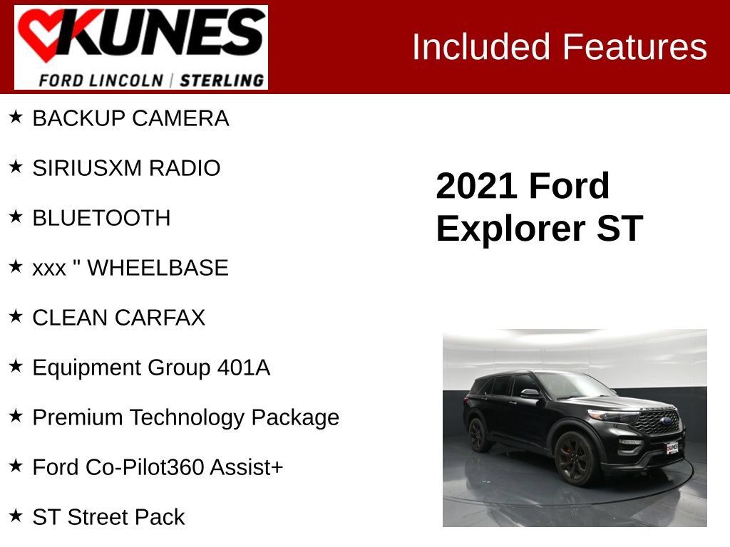 Used 2021 Ford Explorer ST w/ ST Street Pack AWD/4WD image 3
