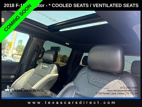 Used 2018 Ford F150 Raptor w/ Equipment Group 802A Luxury AWD/4WD image 8