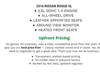 Used 2016 Nissan Rogue SL video 1