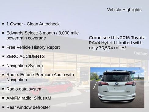 Used 2016 Toyota RAV4 Limited AWD/4WD image 11