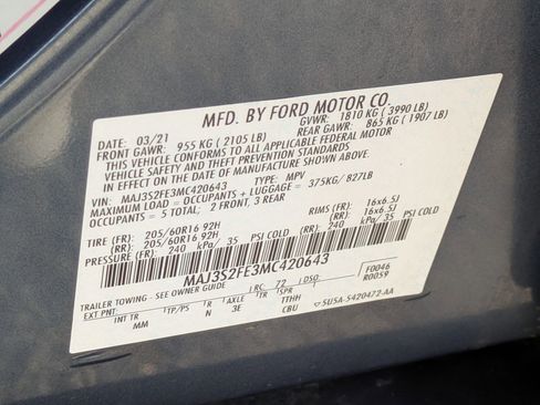 Used 2021 Ford EcoSport S image 30