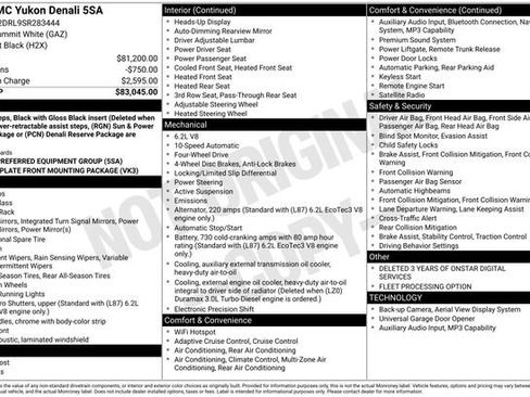 Used 2025 GMC Yukon Denali AWD/4WD image 2