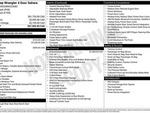 Used 2024 Jeep Wrangler Sahara image 13