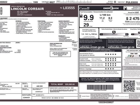 Used 2023 Lincoln Corsair Reserve AWD/4WD image 2