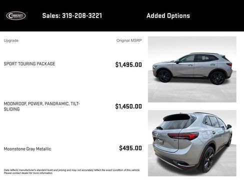 Certified 2023 Buick Envision Essence w/ Sport Touring Package AWD/4WD image 2