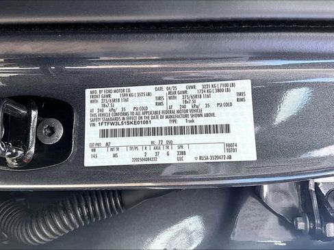 Used 2025 Ford F150 XLT w/ Equipment Group 301A Standard image 32