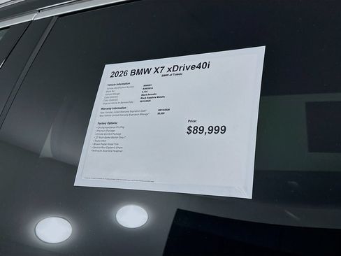 Used 2026 BMW X7 xDrive40i AWD/4WD image 12