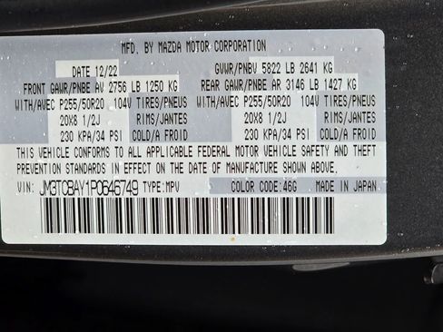 Used 2023 MAZDA CX-9 Touring Plus image 54