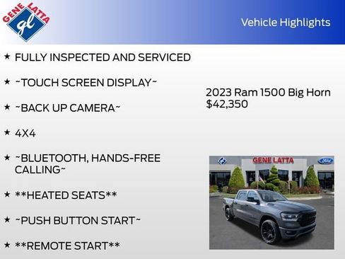 Used 2023 RAM 1500 Big Horn AWD/4WD image 33