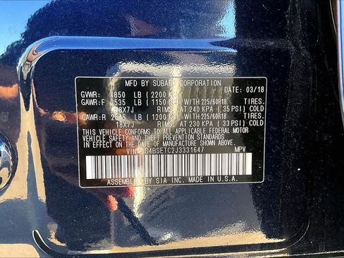 Used 2018 Subaru Outback 3.6R Touring AWD/4WD image 64