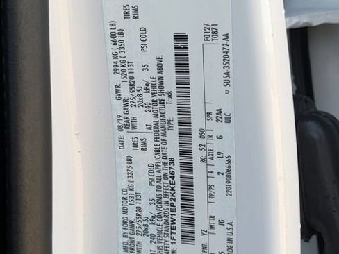 Used 2019 Ford F150 XL w/ Equipment Group 101A Mid AWD/4WD image 30