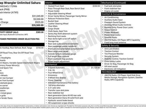 Used 2012 Jeep Wrangler Unlimited Sahara w/ Connectivity Group image 12