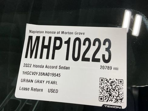 Certified 2022 Honda Accord Sport image 37