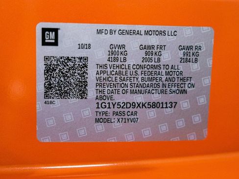 Used 2019 Chevrolet Corvette ZR1 image 40