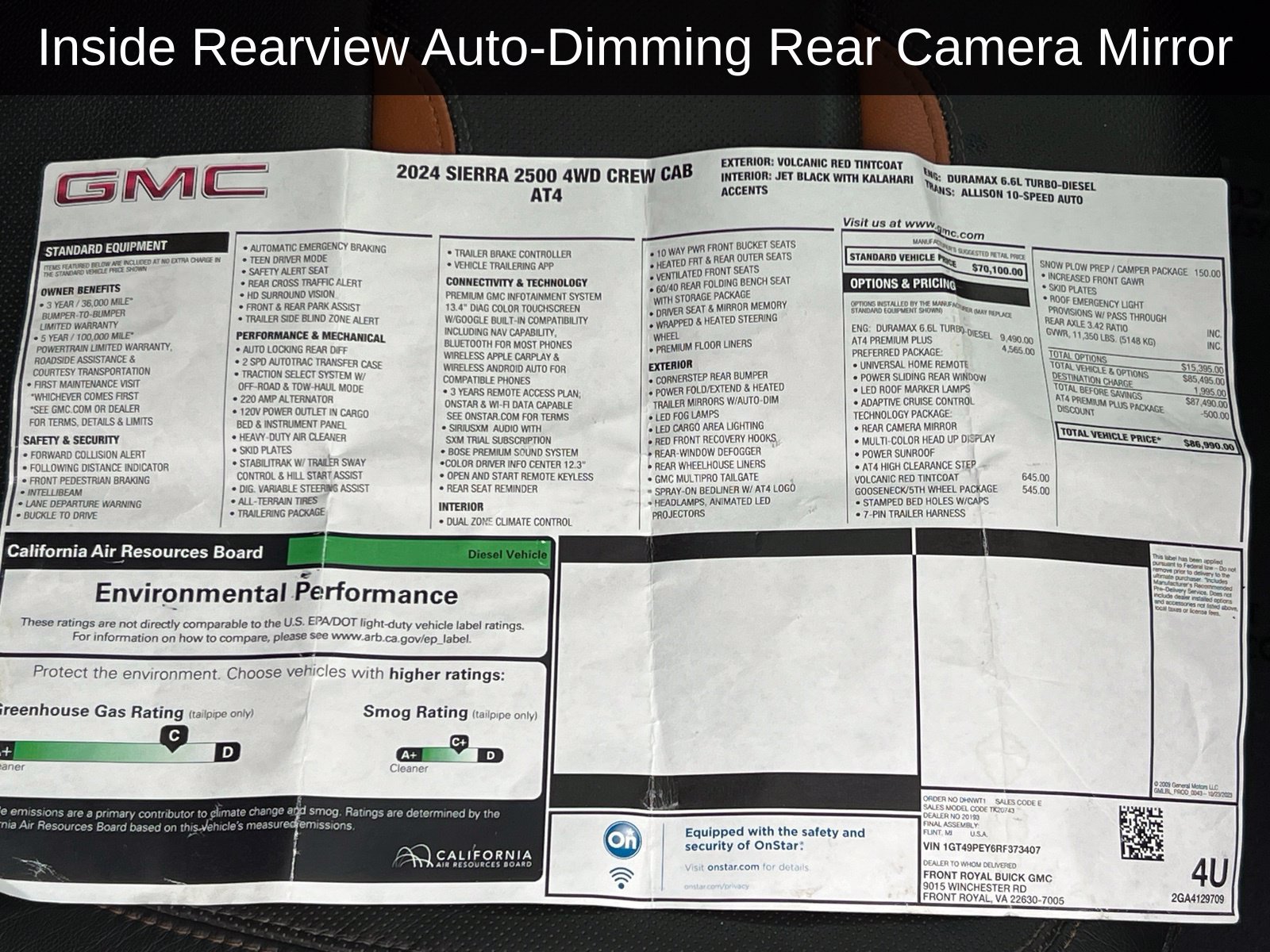 Used 2024 GMC Sierra 2500 AT4 w/ AT4 Premium Plus Package AWD/4WD image 33