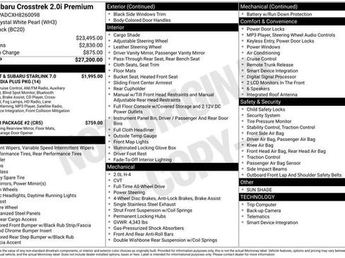Used 2017 Subaru Crosstrek 2.0i Premium image 40