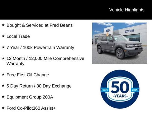 Certified 2022 Ford Bronco Sport Big Bend w/ Convenience Package image 7