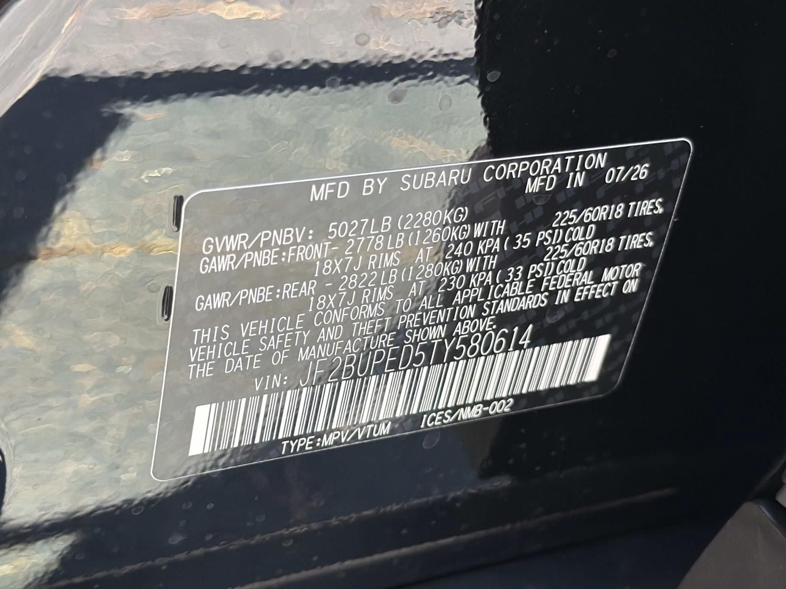 New 2026 Subaru Outback Touring AWD/4WD image 26
