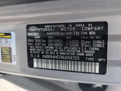 Used 2022 Hyundai Palisade SEL w/ 8P Bench Seat Package FWD image 31
