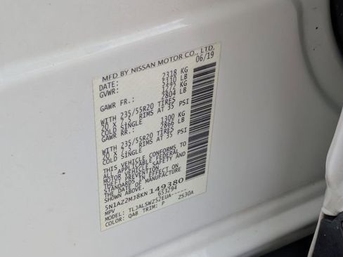 Used 2019 Nissan Murano Platinum image 34