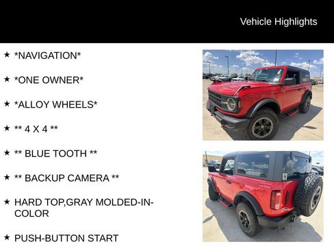 Used 2022 Ford Bronco 2-Door AWD/4WD image 4
