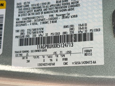 Used 2024 Ford Mustang Premium RWD image 42