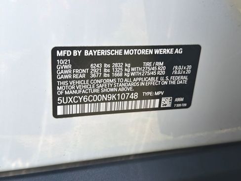 Used 2022 BMW X6 xDrive40i w/ Premium Package AWD/4WD image 29