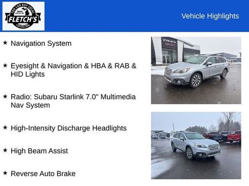 Used 2017 Subaru Outback 2.5i Limited image 2