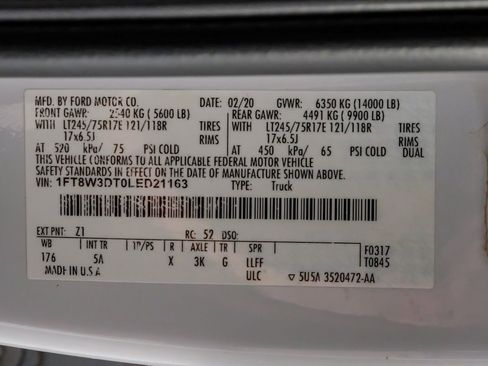 Used 2020 Ford F350 Lariat w/ Lariat Value Package image 66
