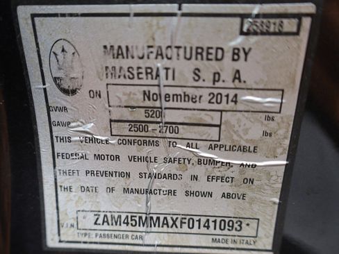 Used 2015 Maserati GranTurismo Convertible image 16