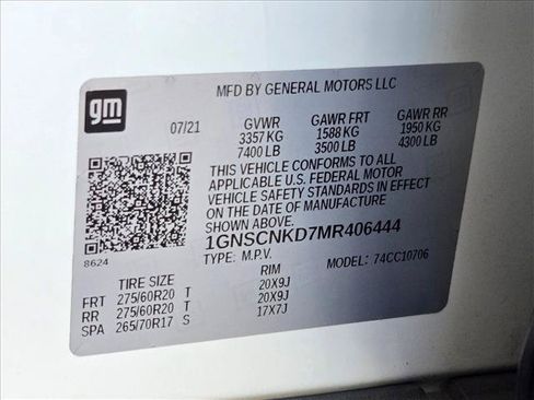 Used 2021 Chevrolet Tahoe LT RWD image 26