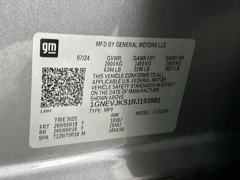 Used 2024 Chevrolet Traverse Z71 AWD/4WD image 14