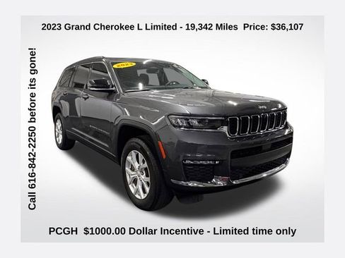 Used 2023 Jeep Grand Cherokee L Limited w/ Luxury Tech Group II image 1