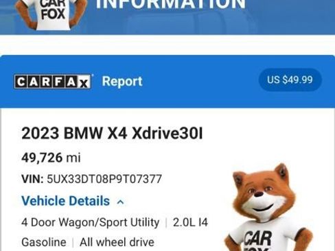 Used 2023 BMW X4 xDrive30i AWD/4WD image 5