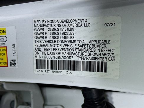 Used 2021 Acura TLX Type S image 37