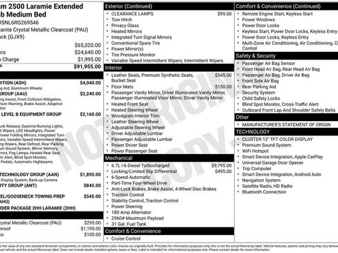 Used 2024 RAM 2500 Laramie w/ Night Edition AWD/4WD image 2