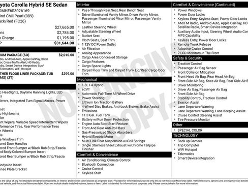 Certified 2025 Toyota Corolla SE w/ SE Premium Package image 26