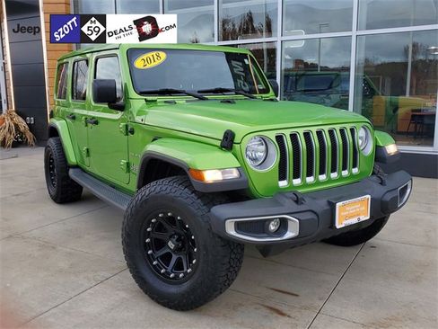 Used 2018 Jeep Wrangler Unlimited Sahara w/ Dual Top Group image 1