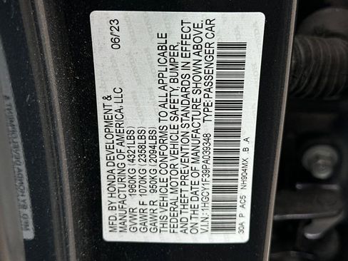Used 2023 Honda Accord EX image 31