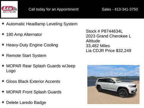Certified 2023 Jeep Grand Cherokee L Laredo AWD/4WD image 26