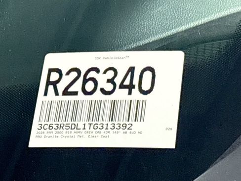 New 2026 RAM 2500 Big Horn AWD/4WD image 25