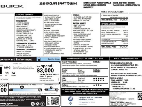 Used 2025 Buick Enclave Sport Touring image 39