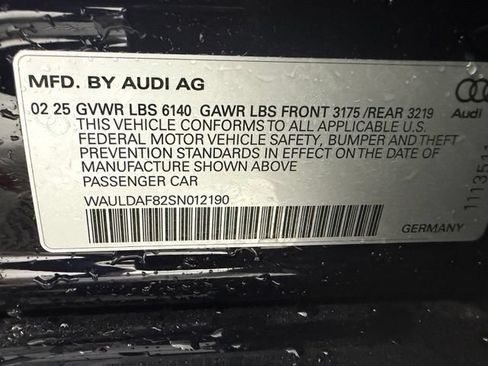 Certified 2025 Audi A8 L 3.0T AWD/4WD image 27