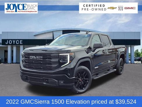 Certified 2022 GMC Sierra 1500 Elevation w/ LPO, Elevation Black Package image 1
