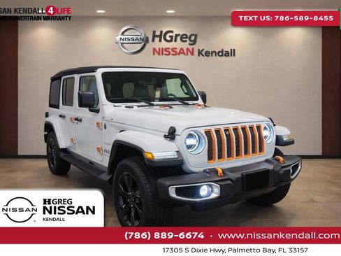 Used 2024 Jeep Wrangler Unlimited Sahara w/ Technology Group image 1