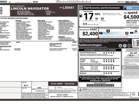 Used 2021 Lincoln Navigator Reserve AWD/4WD image 3