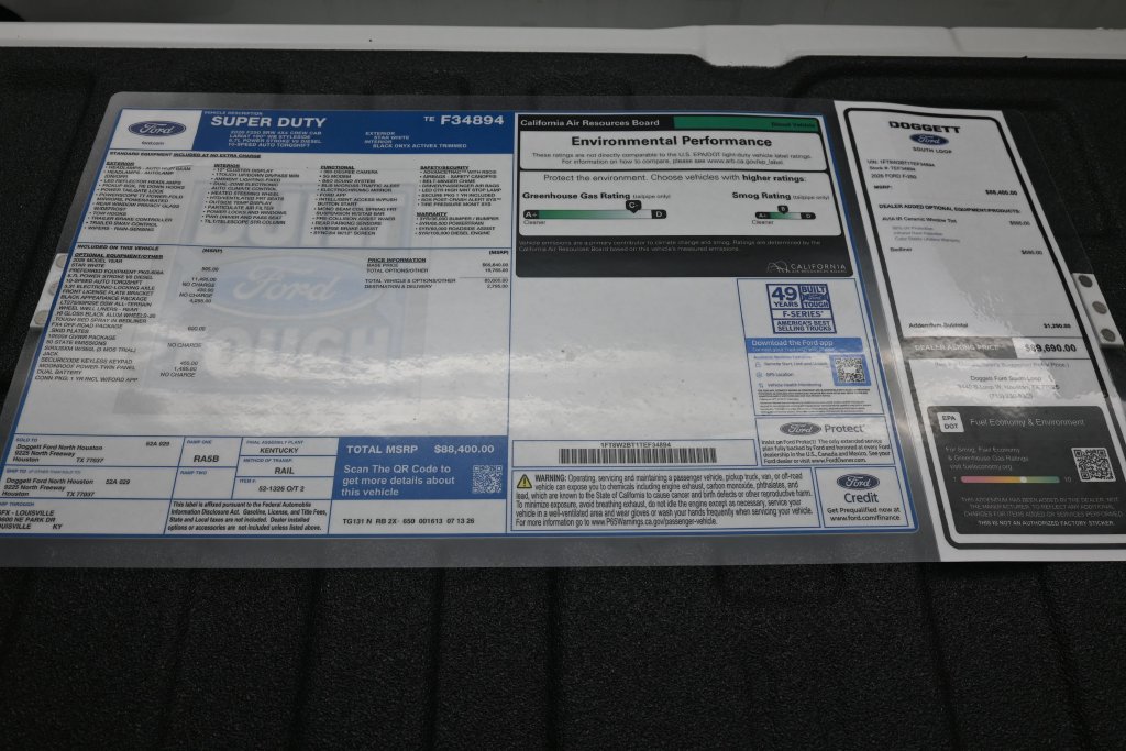 New 2026 Ford F250 Lariat w/ Black Appearance Package AWD/4WD image 3