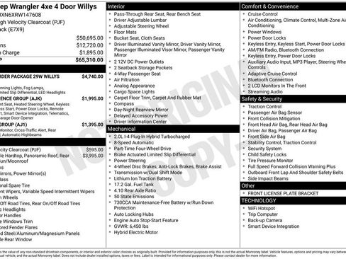 Used 2024 Jeep Wrangler Willys 4xe image 35